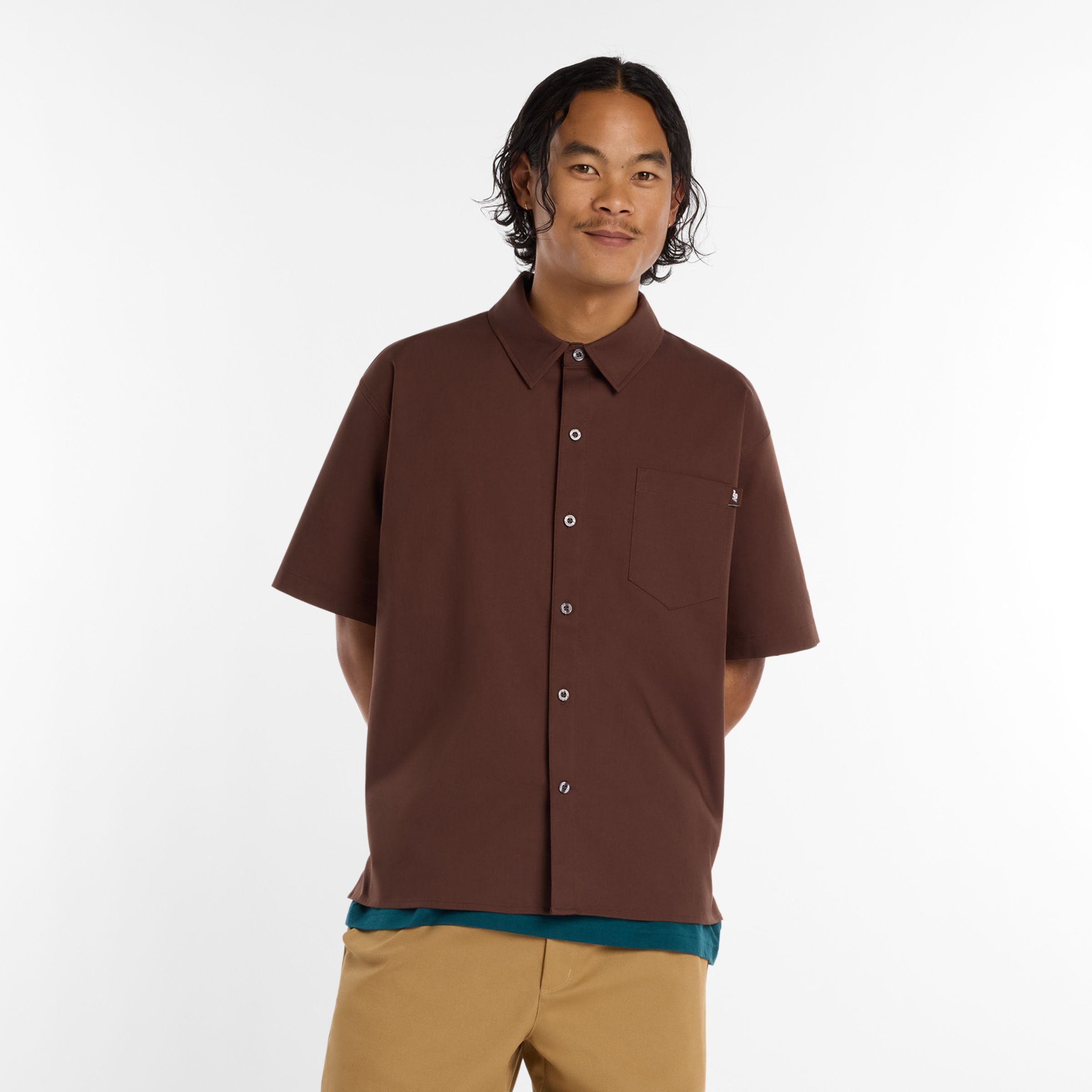 Numeric Button Up Shirt