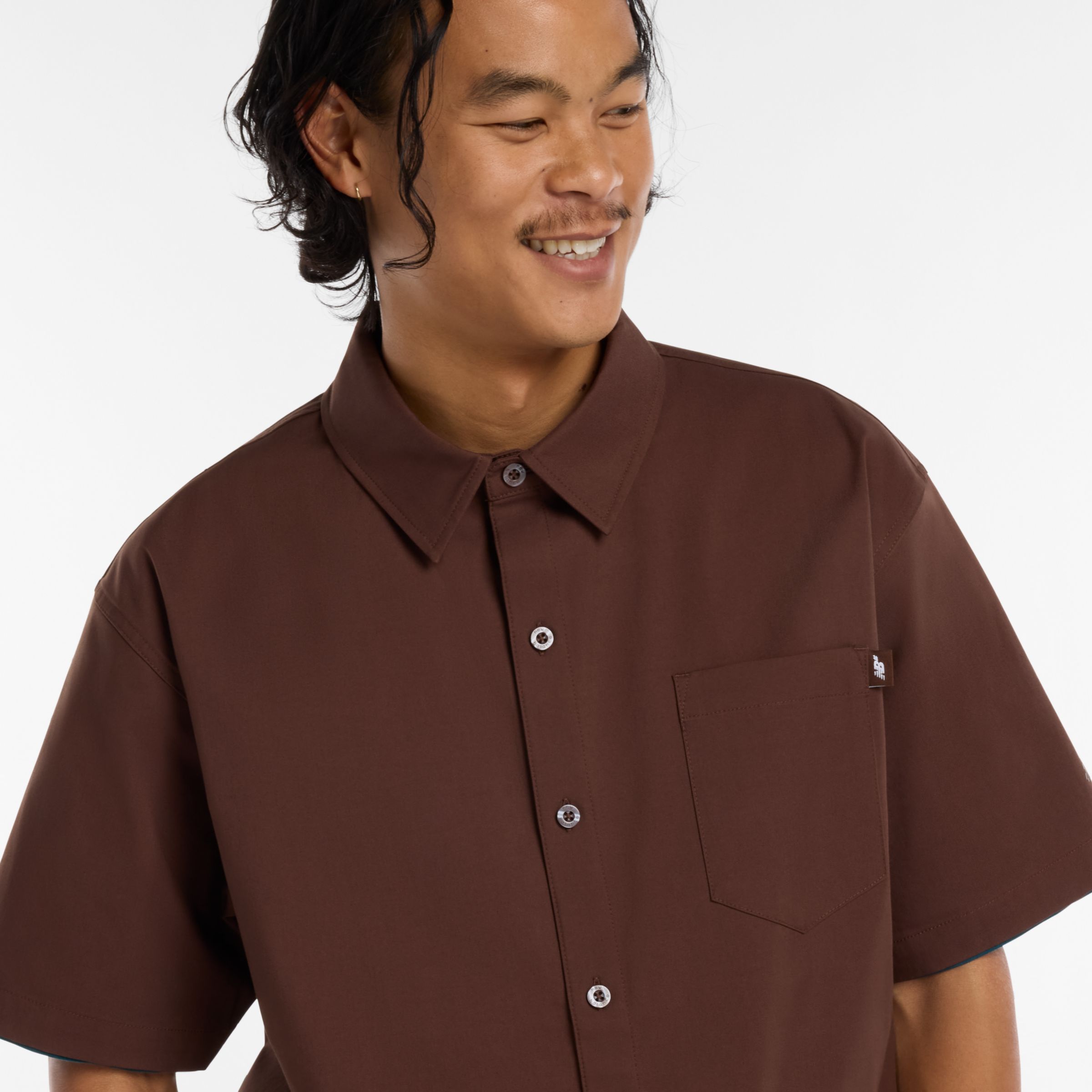 Numeric Button Up Shirt