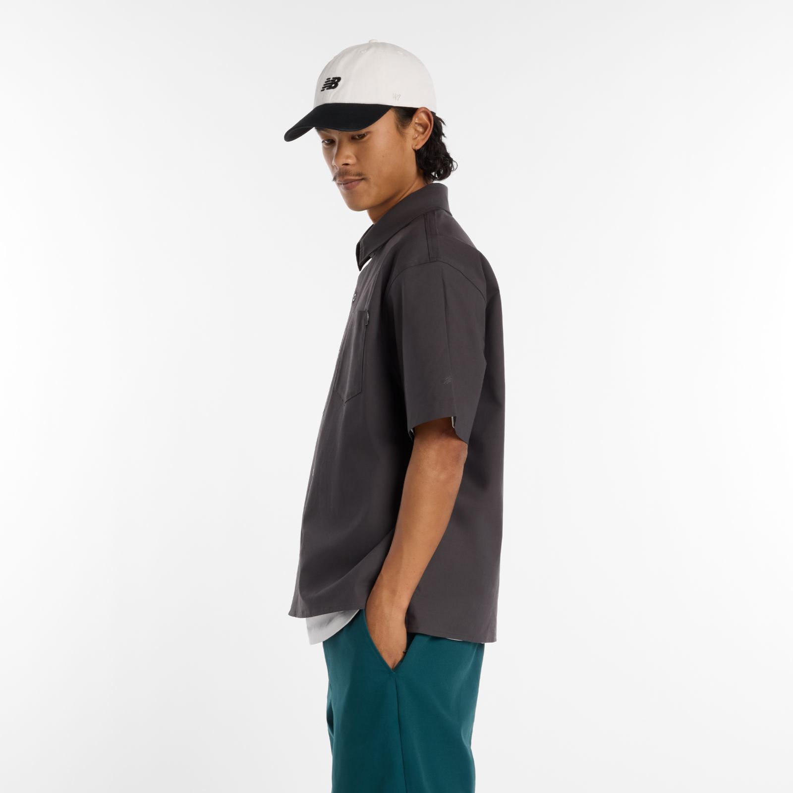 Мужские рубашки New Balance Numeric Button Up Shirt — фото 2