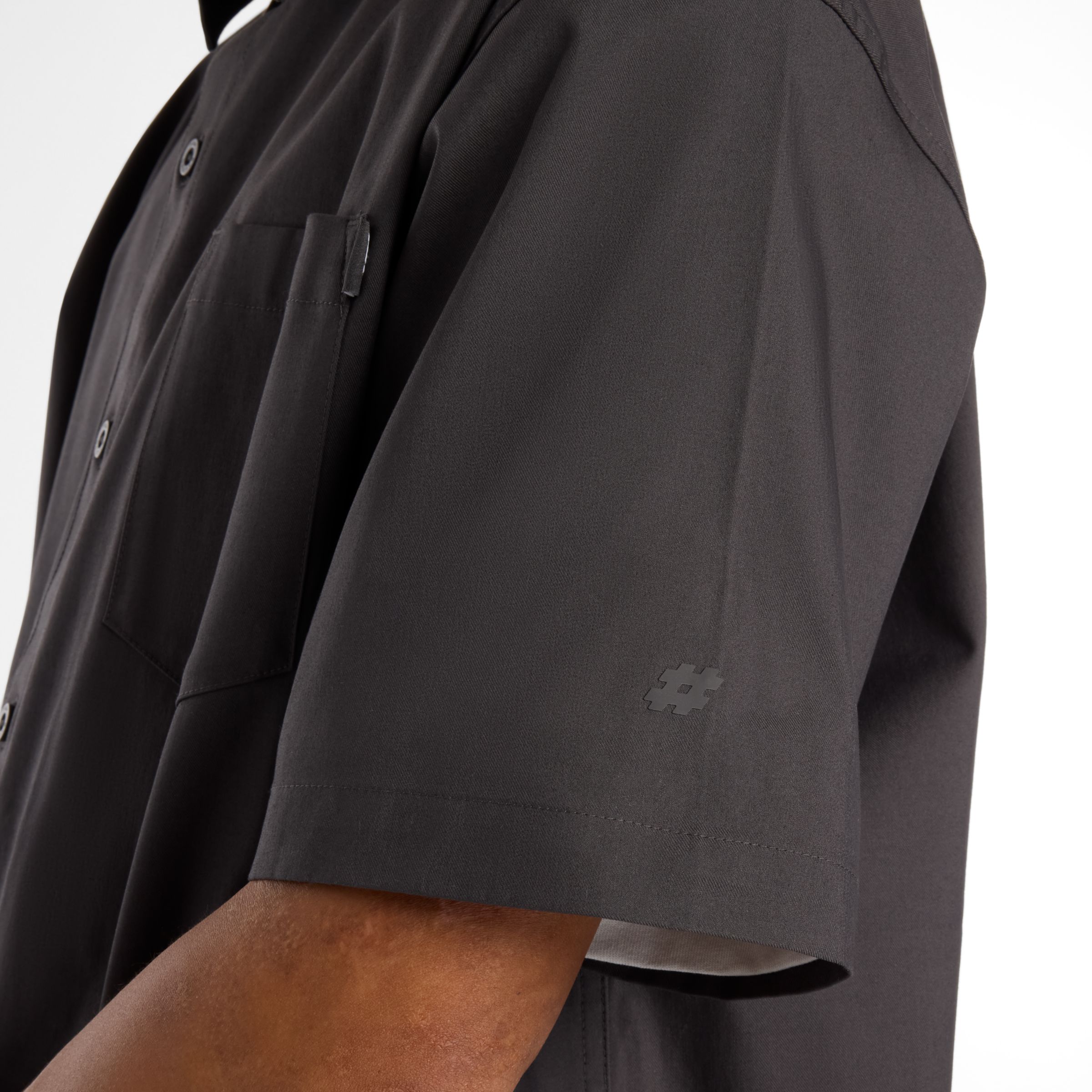 Numeric Button Up Shirt