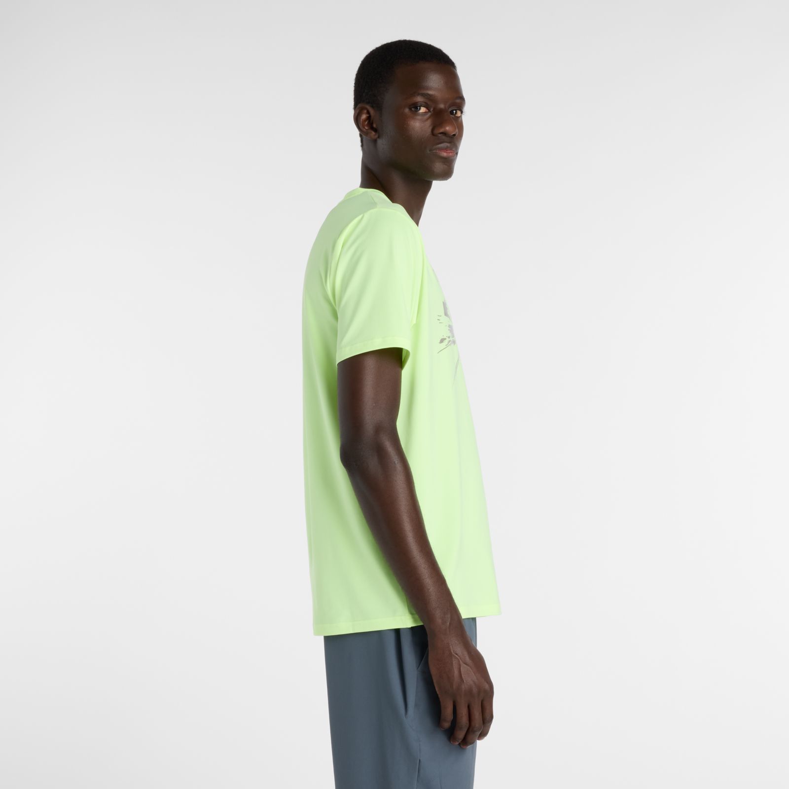 Мужские футболки New Balance Reflective City Poly T-Shirt — фото 3