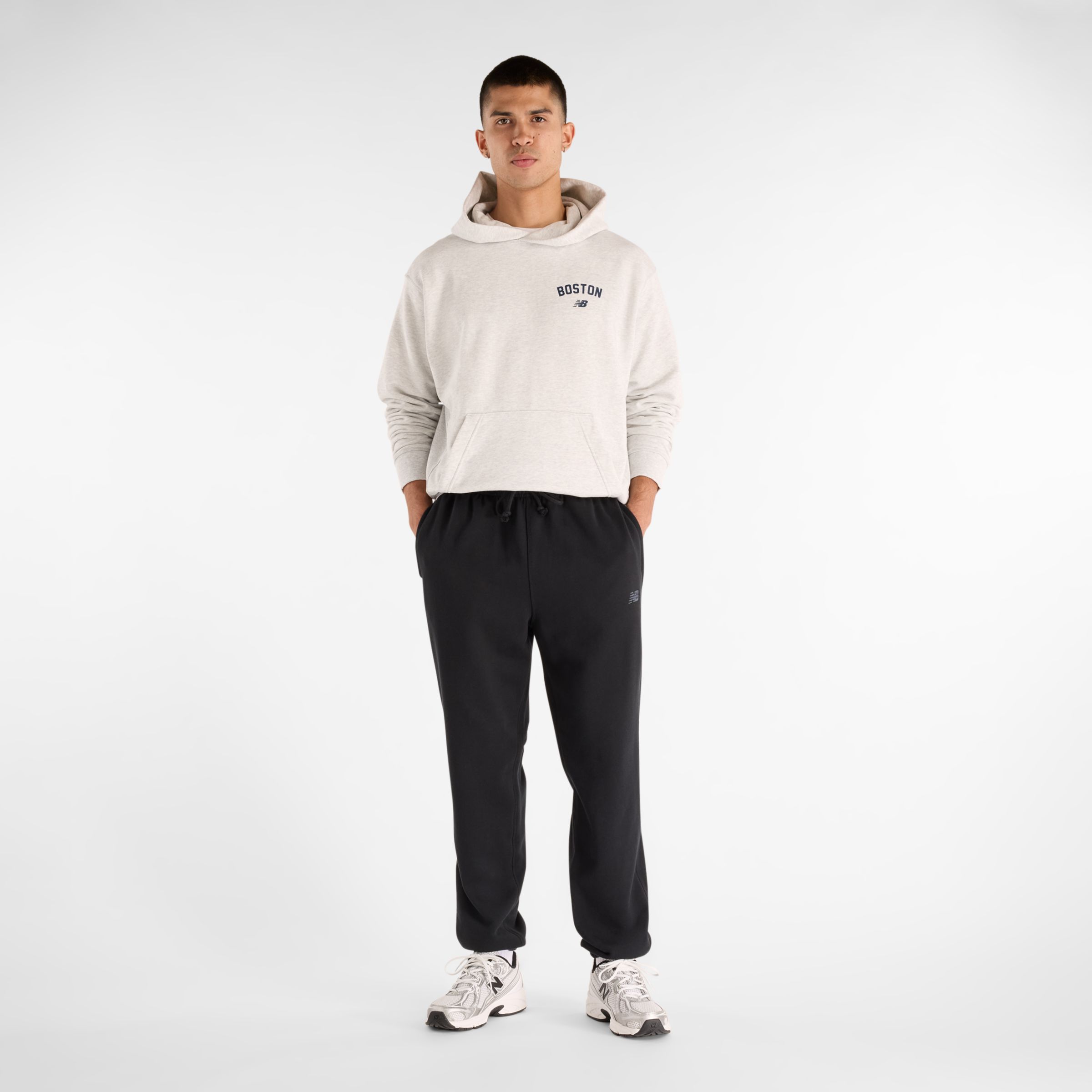 New Balance Boston City Logo Hoodie, MT61K61GAHH