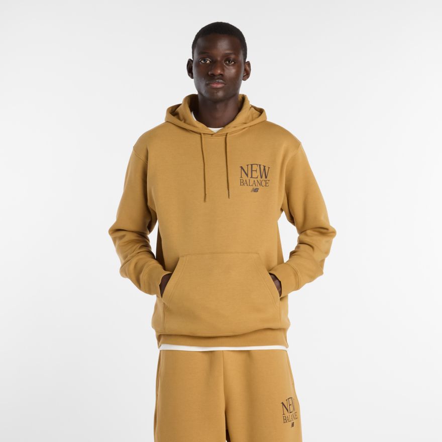 New Balance Reimagined Fleece Hoodie (Stucco)