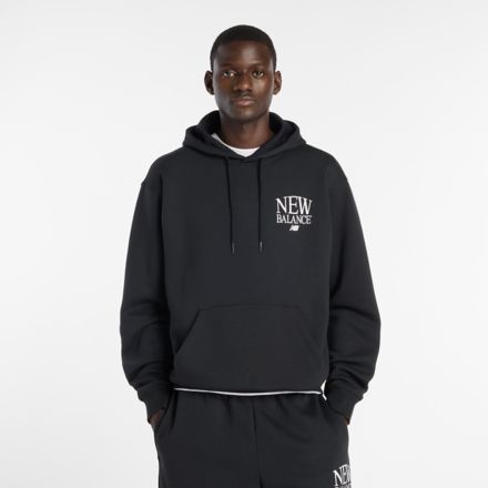 Reimagined Fleece Hoodie, BLACK, MT61L713BK