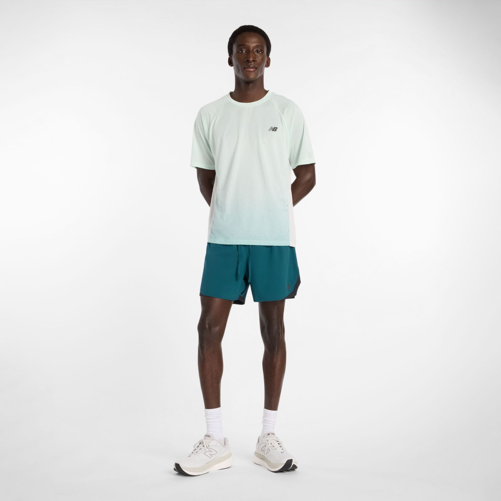 Мужские футболки New Balance Viz-Tech Run T-Shirt — фото 2