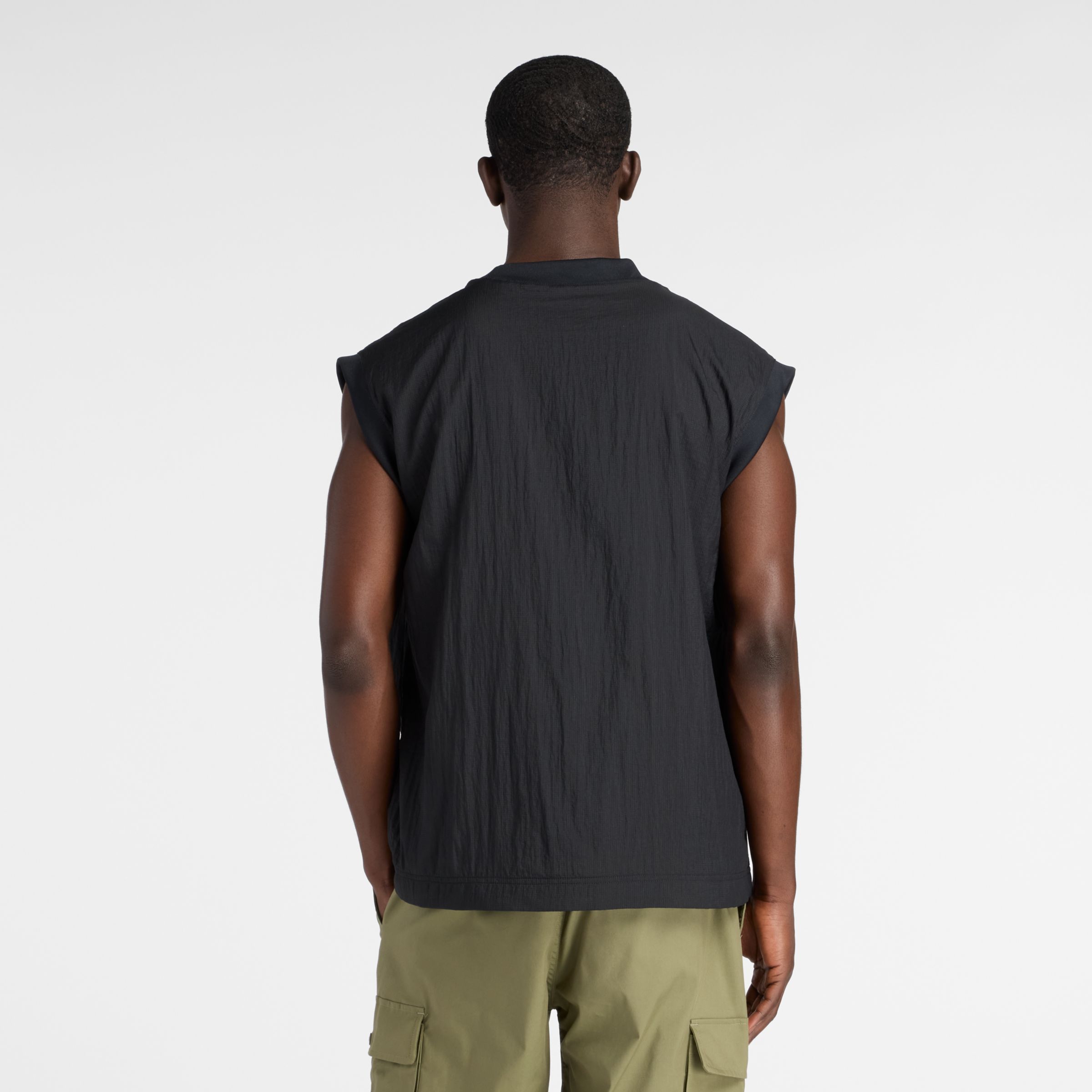 NB GREY 2レイヤースリーブレス