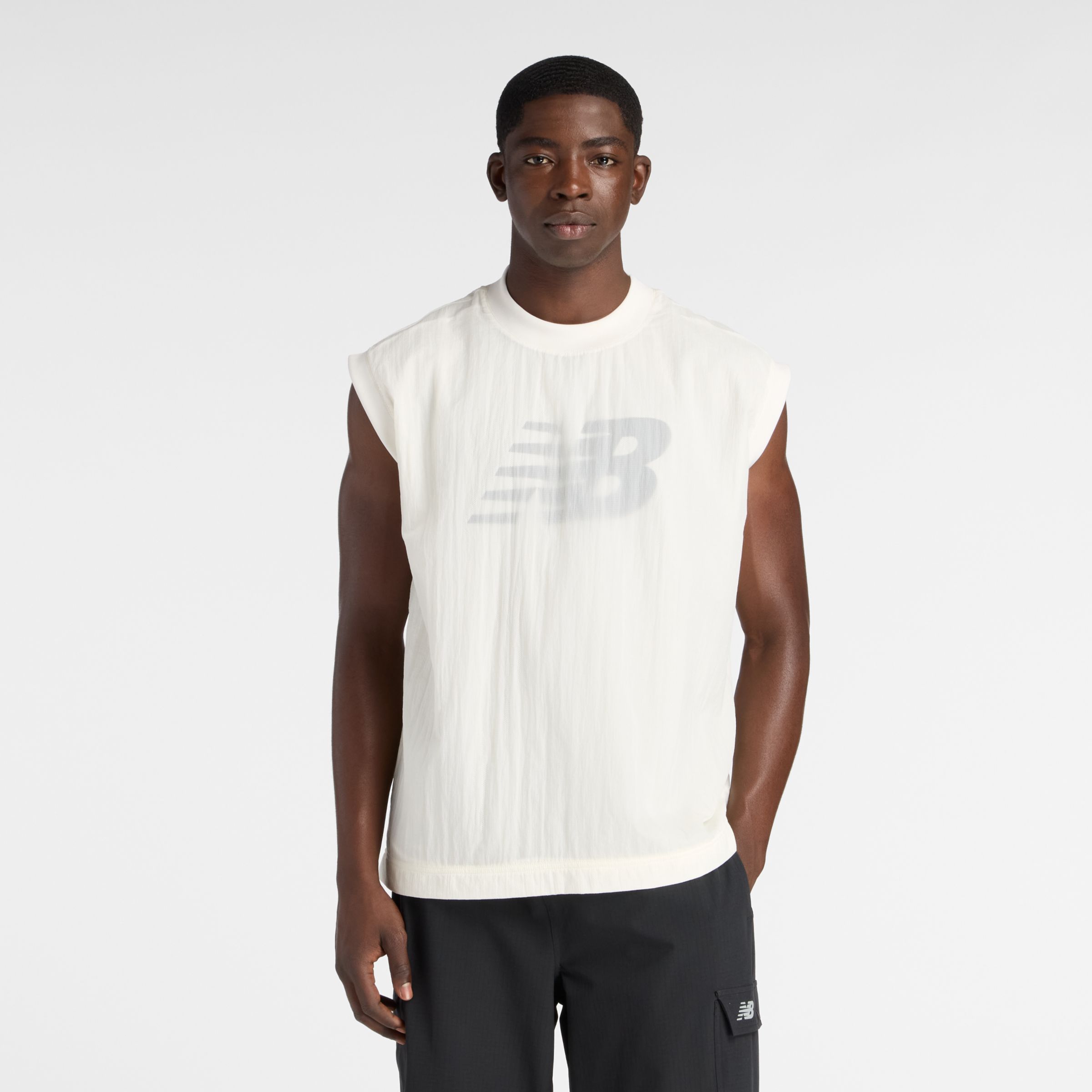 NB GREY 2 Layer Sleeveless