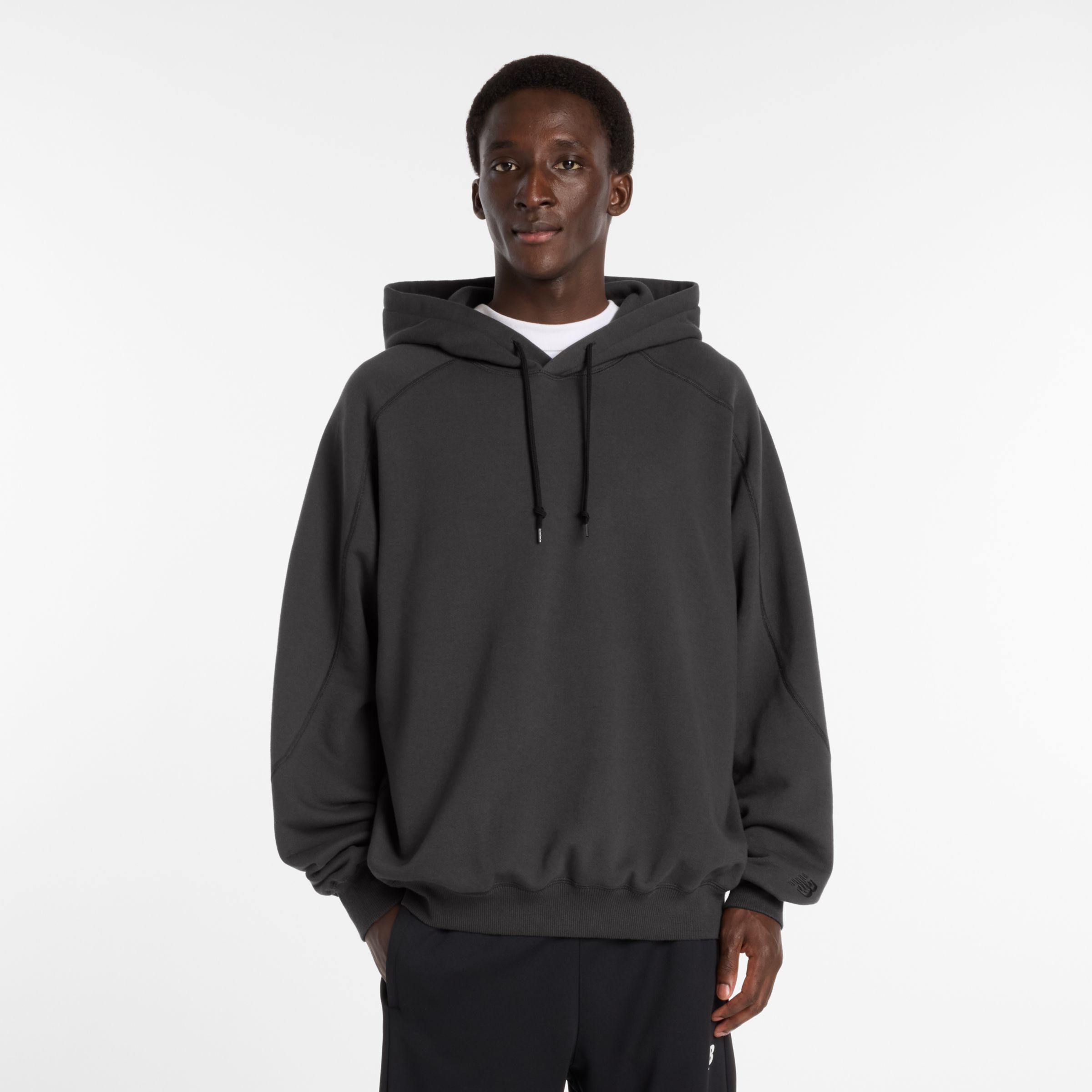 NB GREY オーバーサイズフーディ