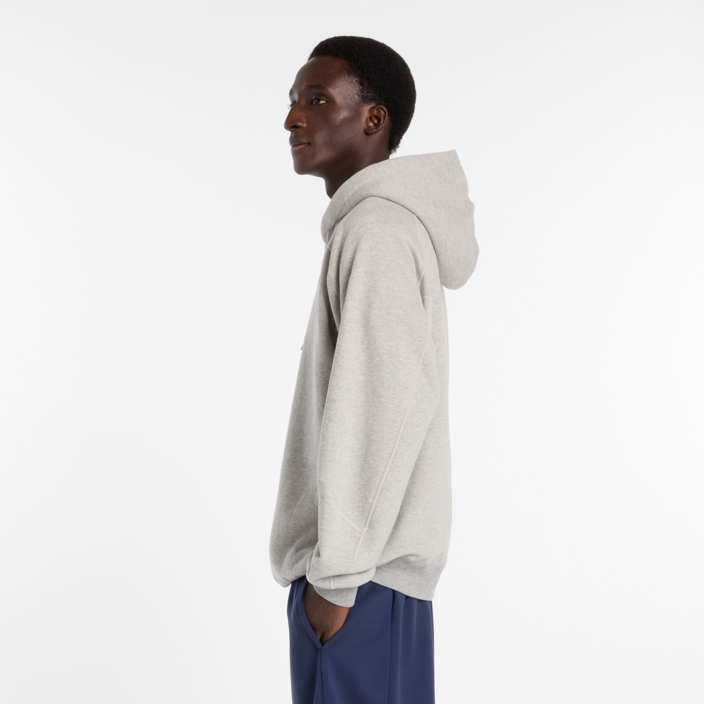 NB GREY オーバーサイズフーディ