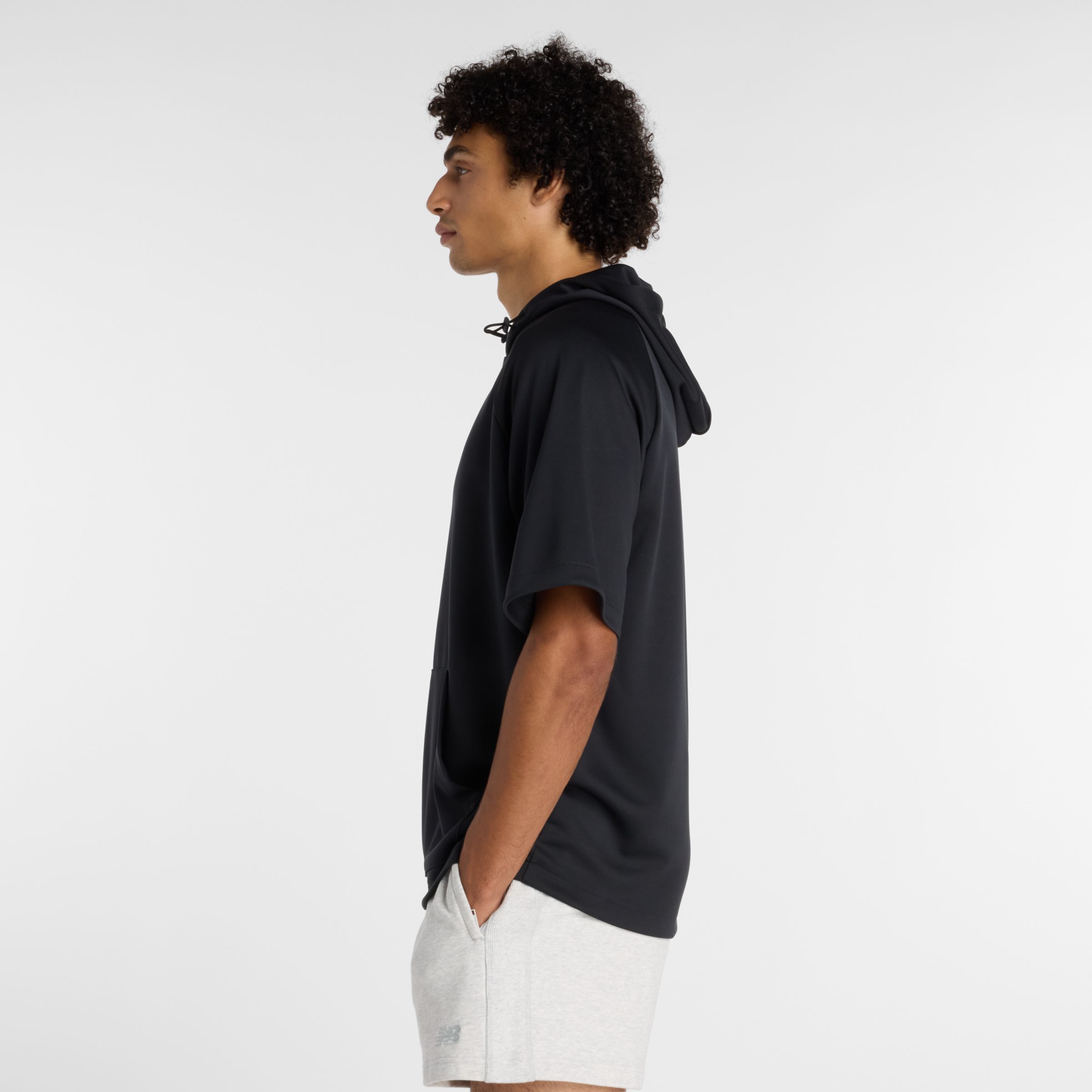 New Balance 半袖フーディ, MT61P1PUBK