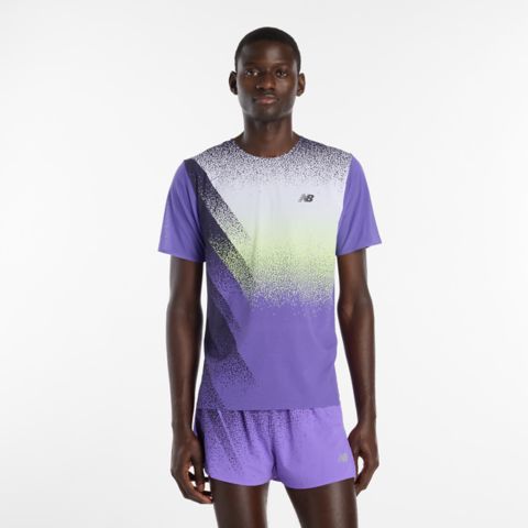 Мужские футболки New Balance Race Day Ultra Light Printed T-Shirt