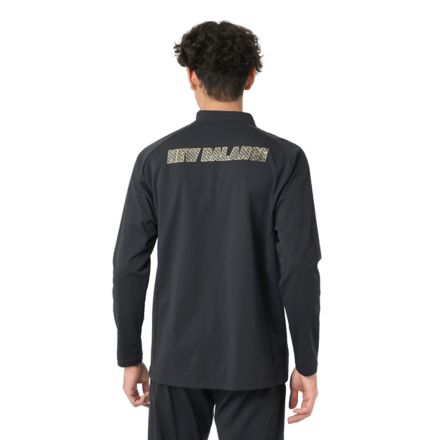 Blackout ストレッチニットハーフジップトップ