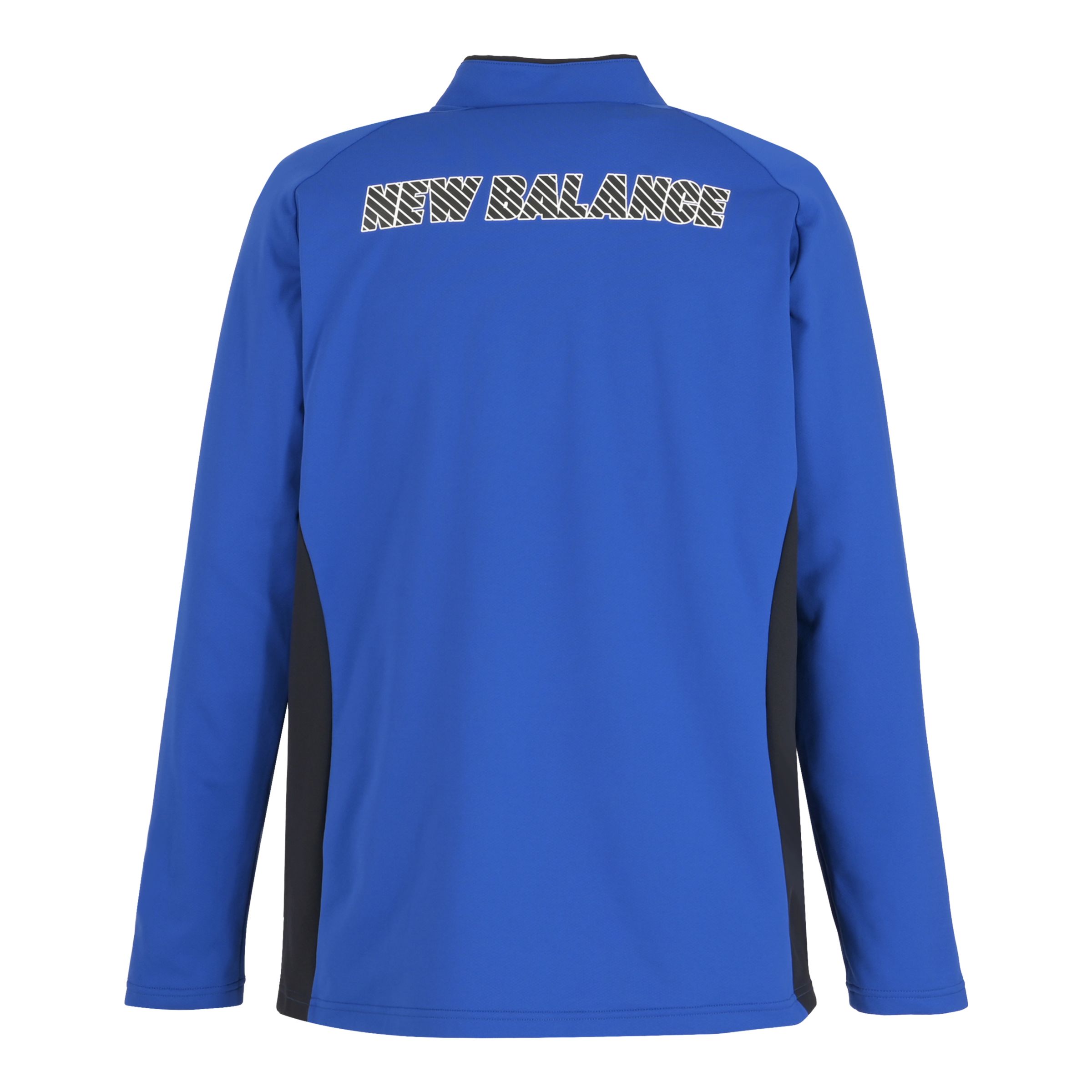 Black Out ストレッチニットハーフジップトップ