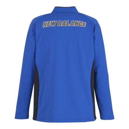 Black Out ストレッチニットハーフジップトップ