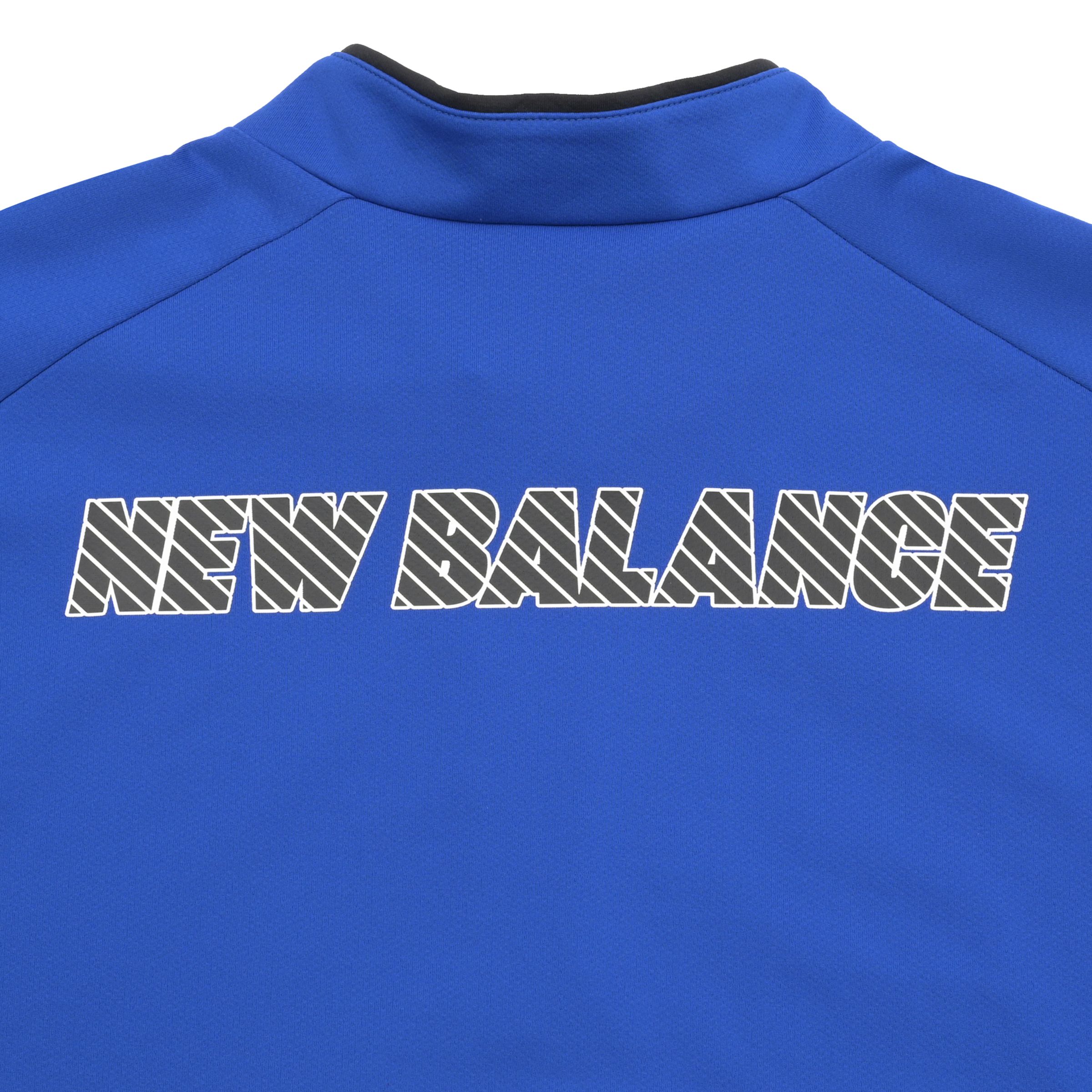 Black Out ストレッチニットハーフジップトップ