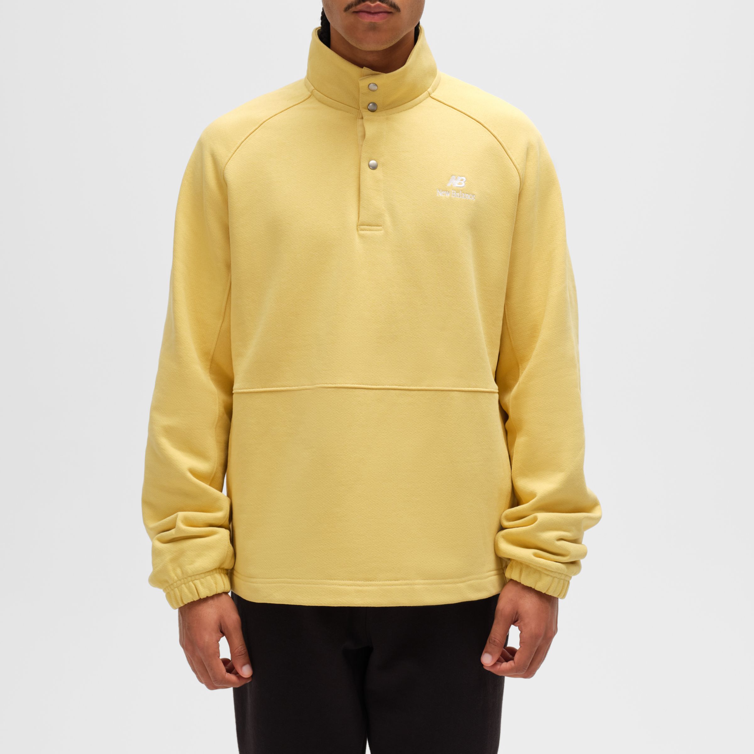 Made in USA クォータージップスウェットシャツ