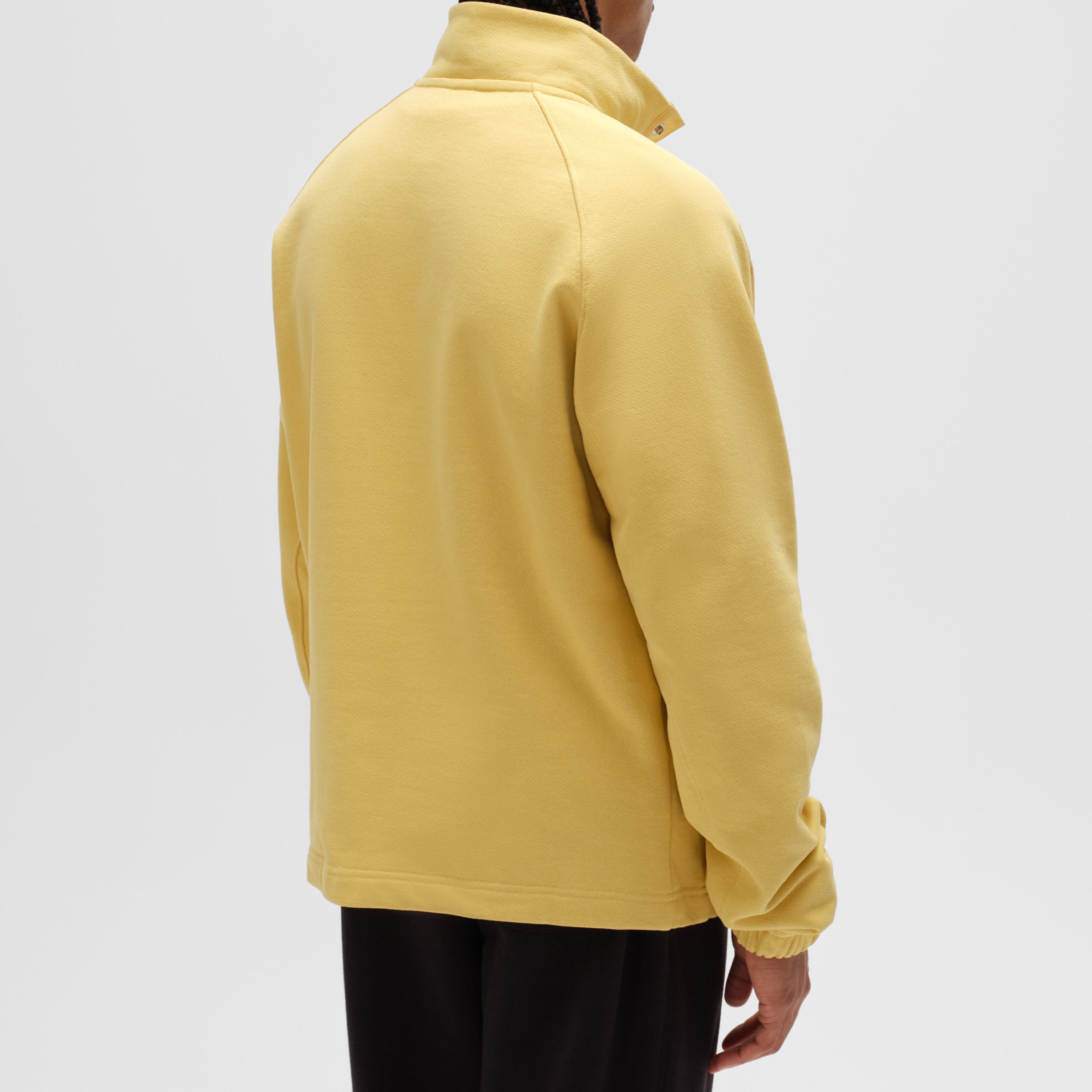 Made in USA クォータージップスウェットシャツ