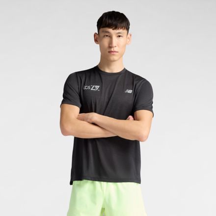 London Edition Athletics T-Shirt, BLACK, MT61S8A4BK