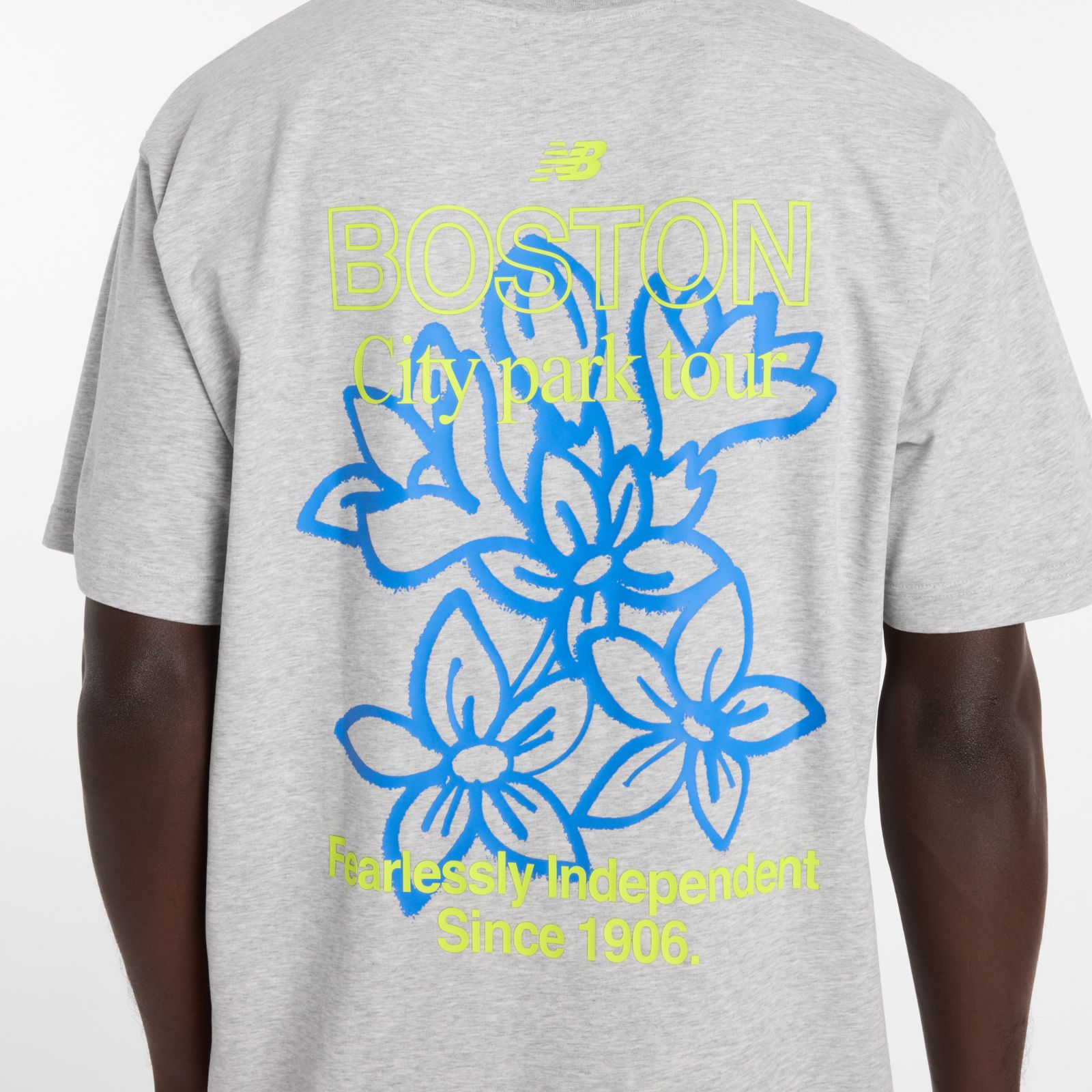 Мужские футболки New Balance Boston City Run T-Shirt — фото 2