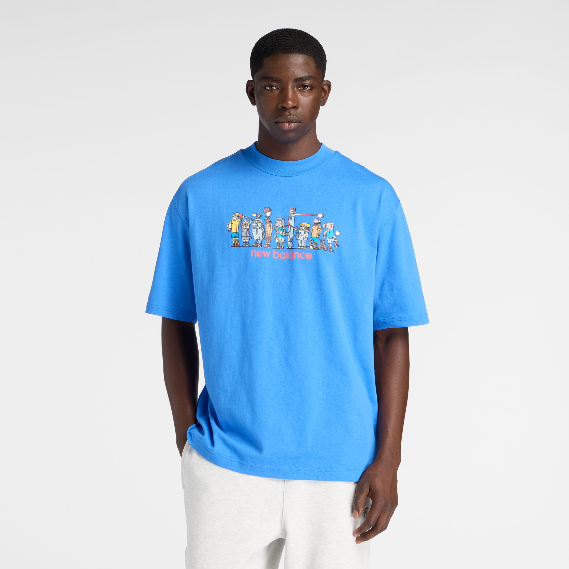 Ghica ラインアップオーバーサイズTシャツ