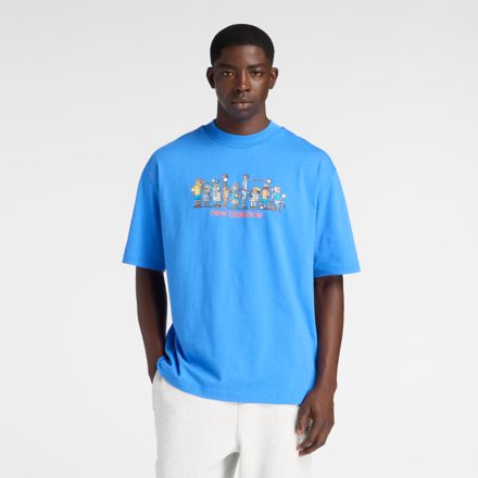 Ghica ラインアップオーバーサイズTシャツ, ASH HEATHER MULTI, MT61T7CJAA2