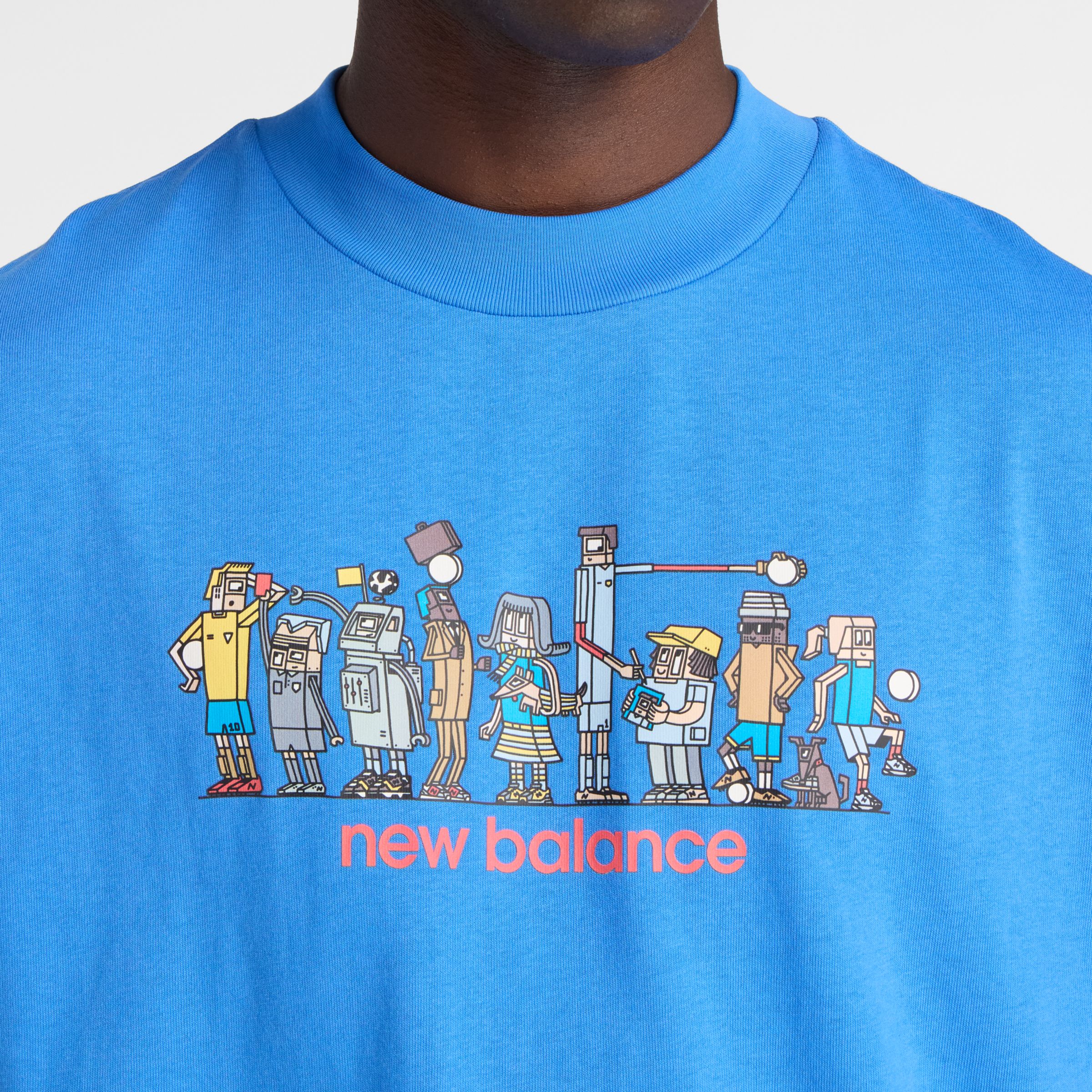 Ghica ラインアップオーバーサイズTシャツ