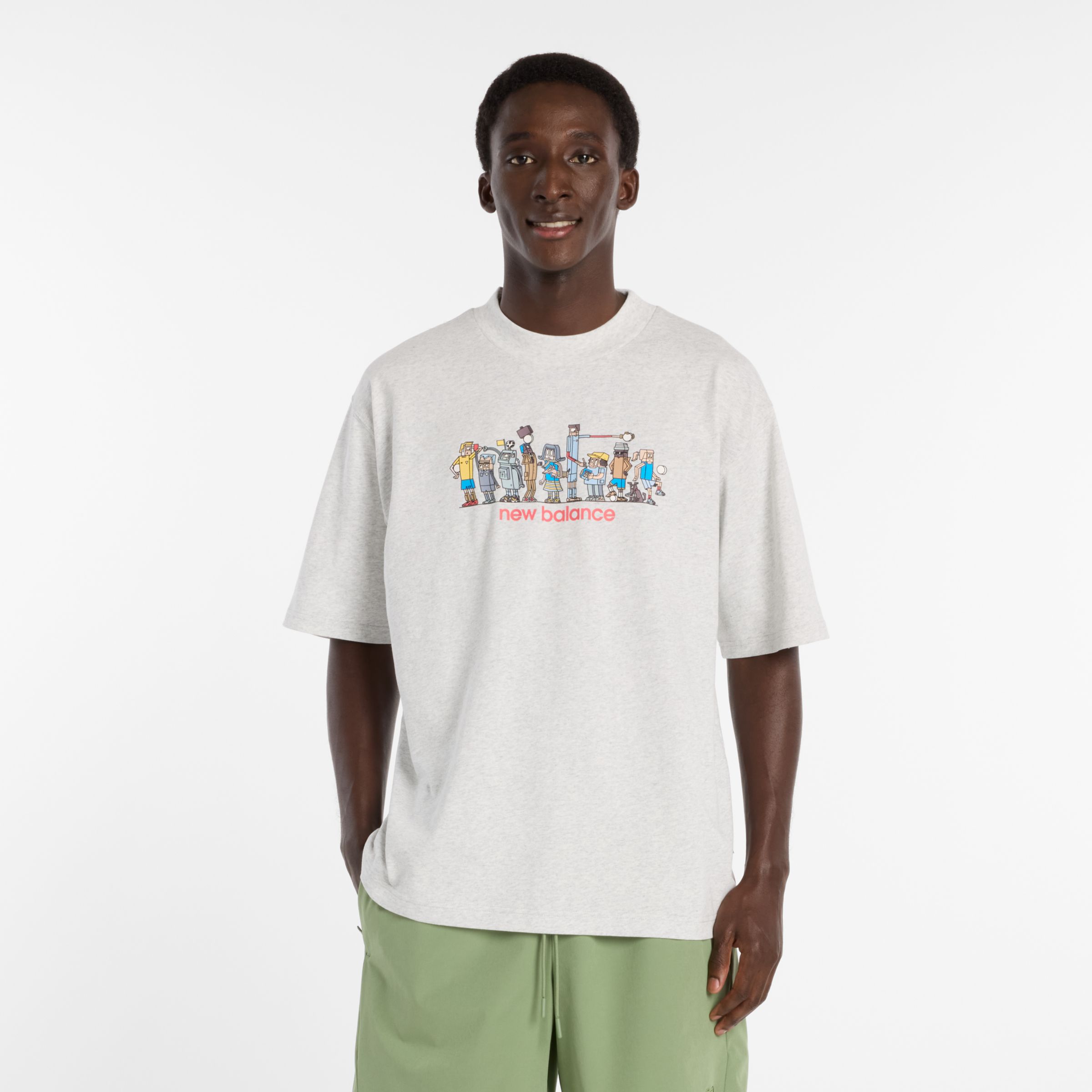 Ghica Line Up Oversized T-shirt