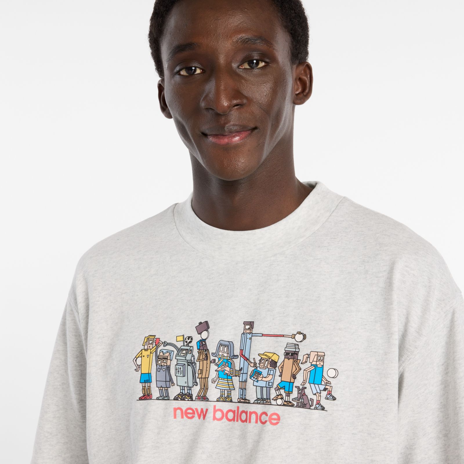 Мужские футболки New Balance Ghica Line Up Oversized T-shirt — фото 3