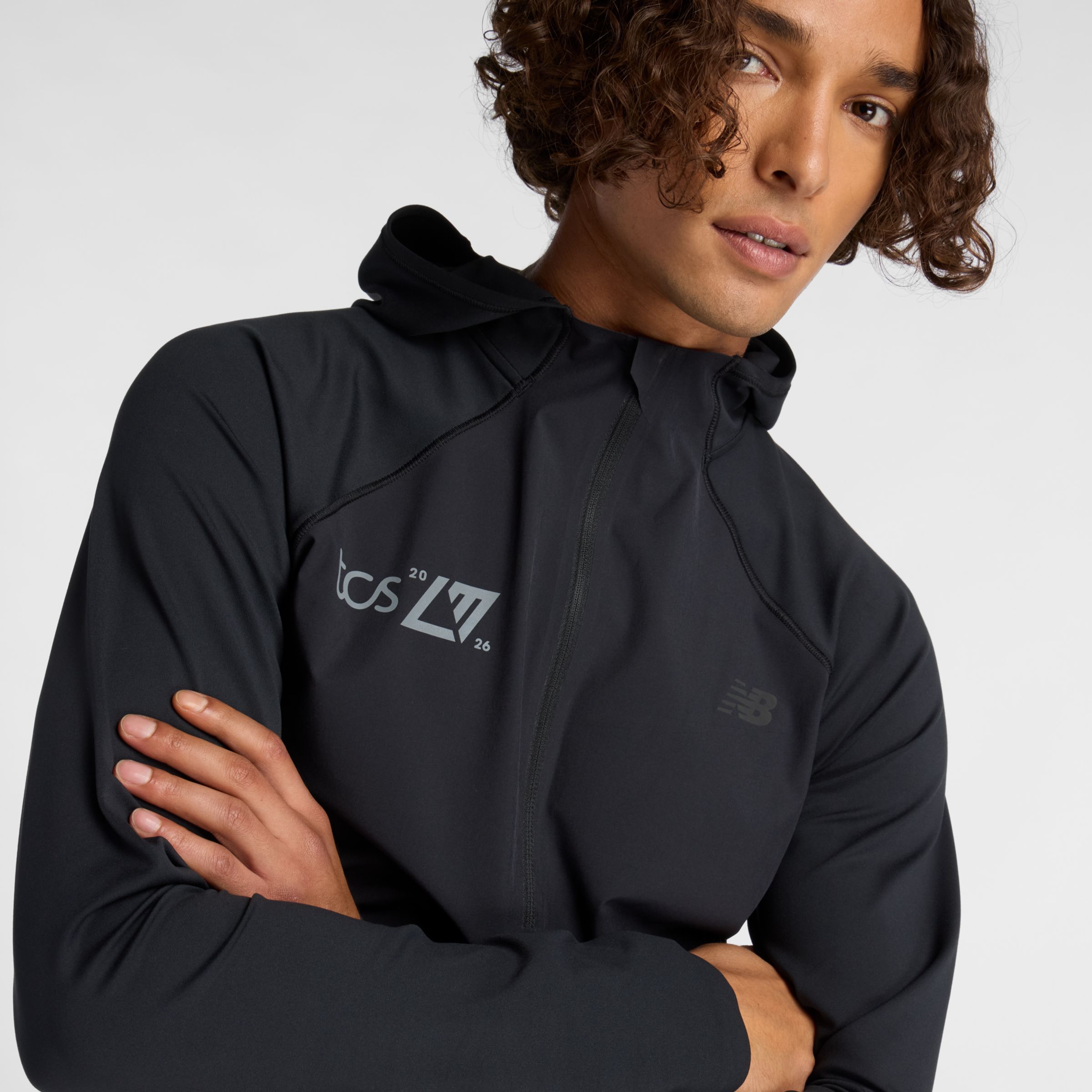 London Edition Reflective Run Hoodie