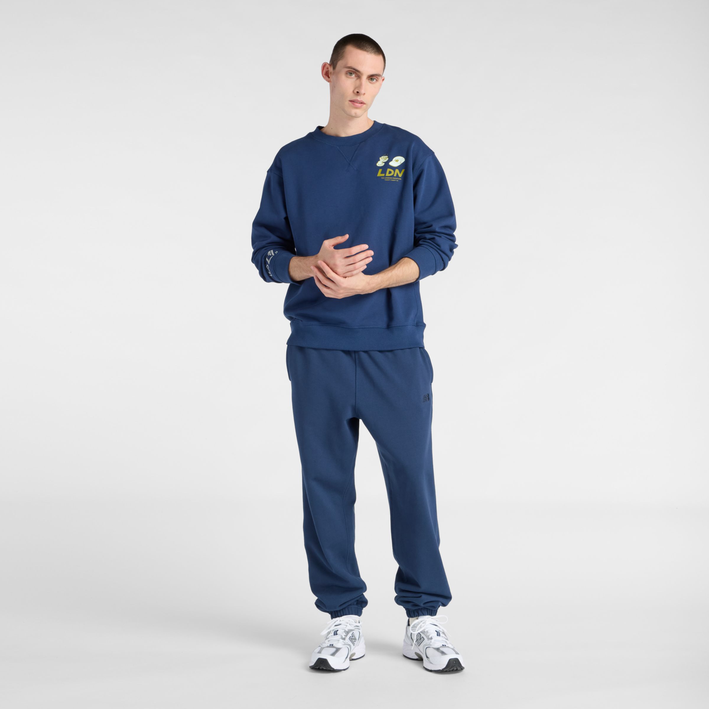 London Edition Athletics Graphic French Terry Crew