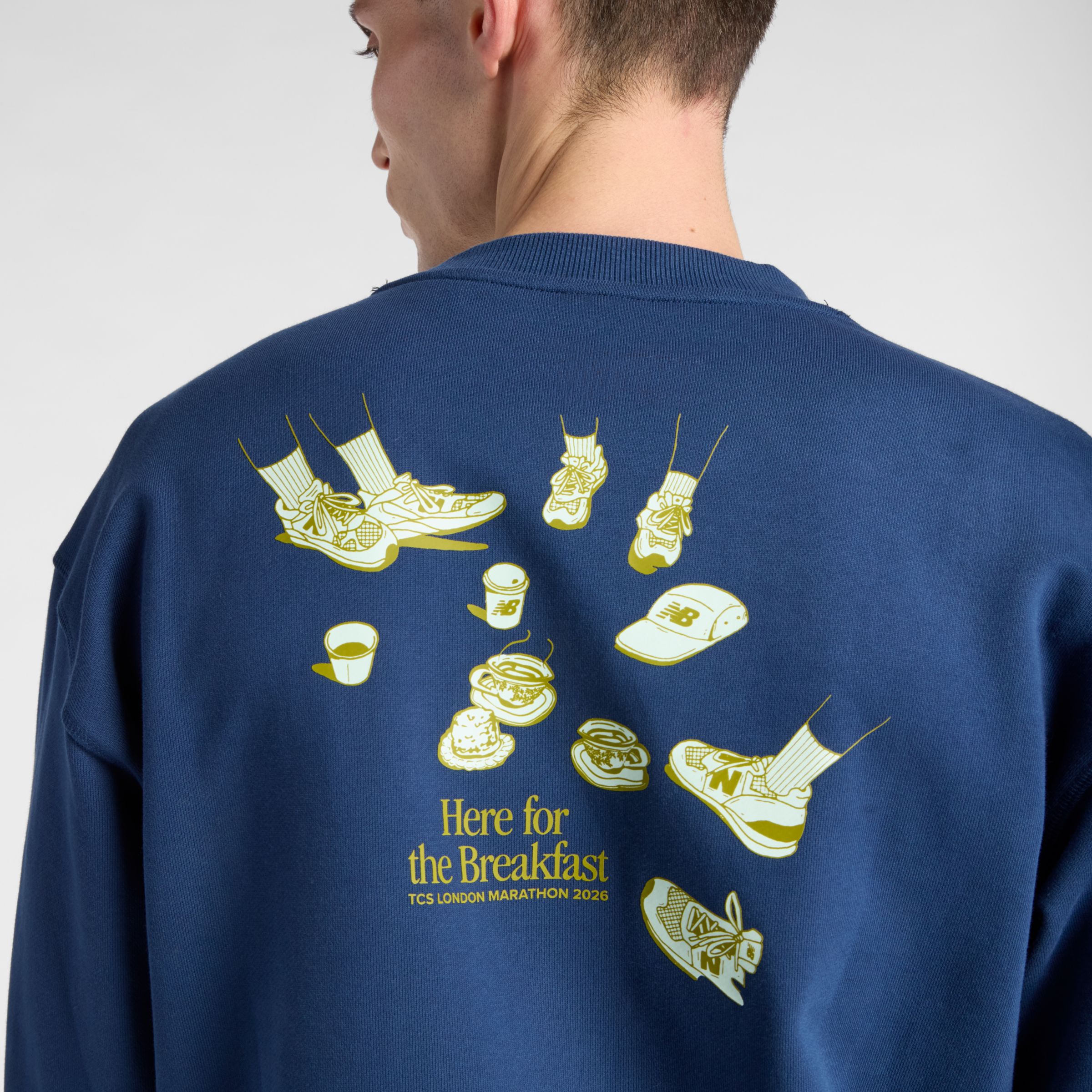 London Edition Athletics Graphic French Terry Crew