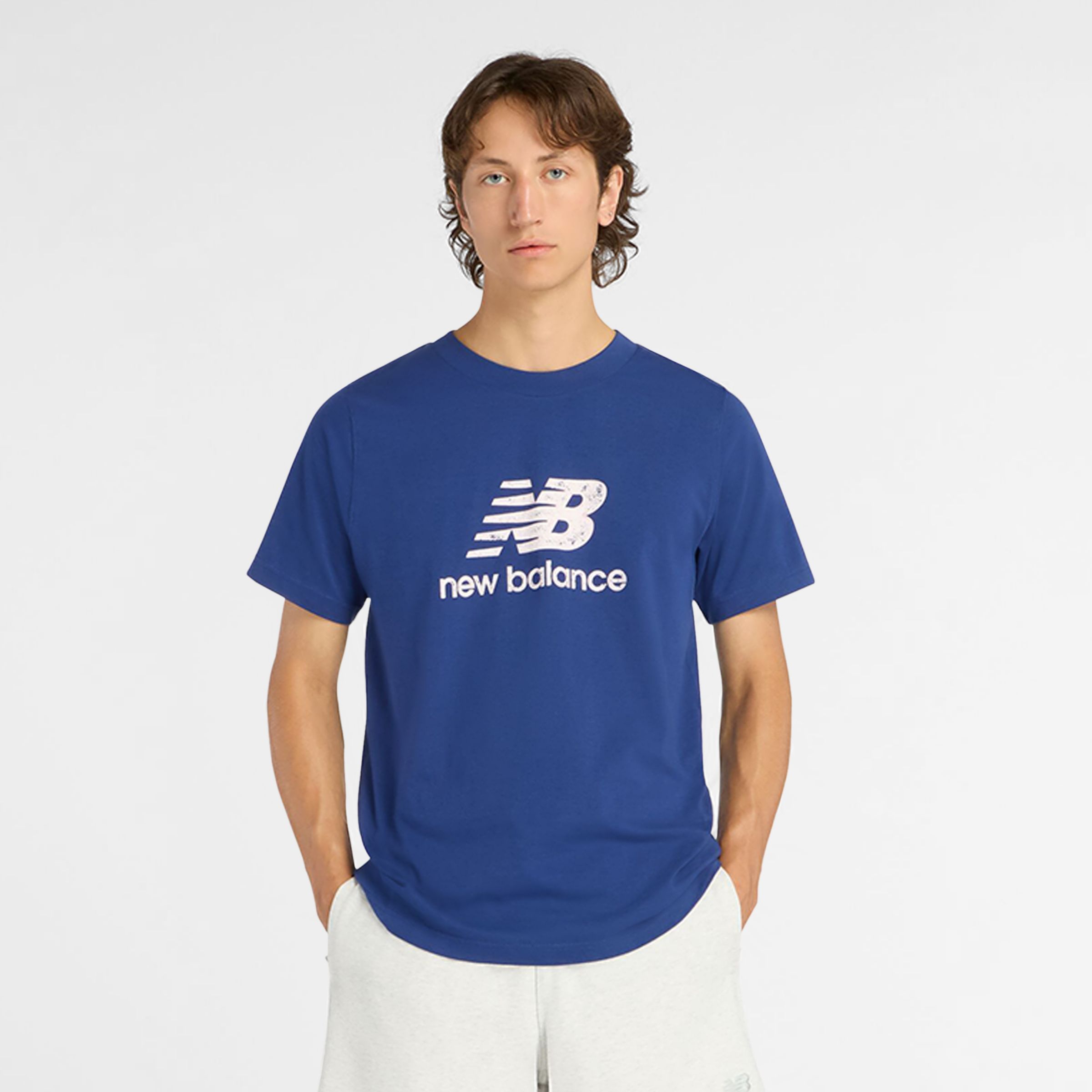 New Balance Sport Essentials Stamp Logo T-Shirt, MT61T9SKBUY