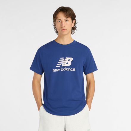 Sport Essentials Stamp Logo T-Shirt, BLUE OYSTER with PINK SALT, MT61T9SKBUY