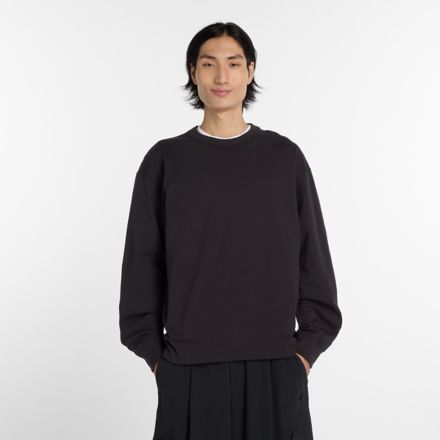 NB GREY プレミアム長袖, BLACKTOP, MT61U7HABK