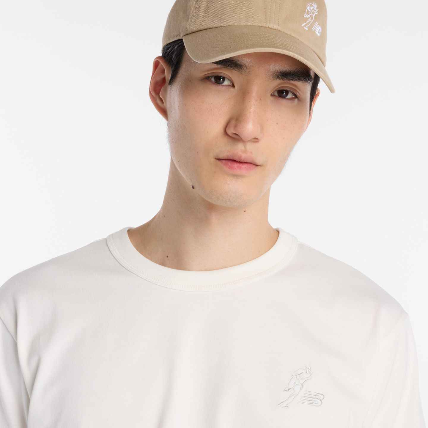 Мужская футболка New Balance Shohei Heavyweight, цвет: Морская соль — фото 3