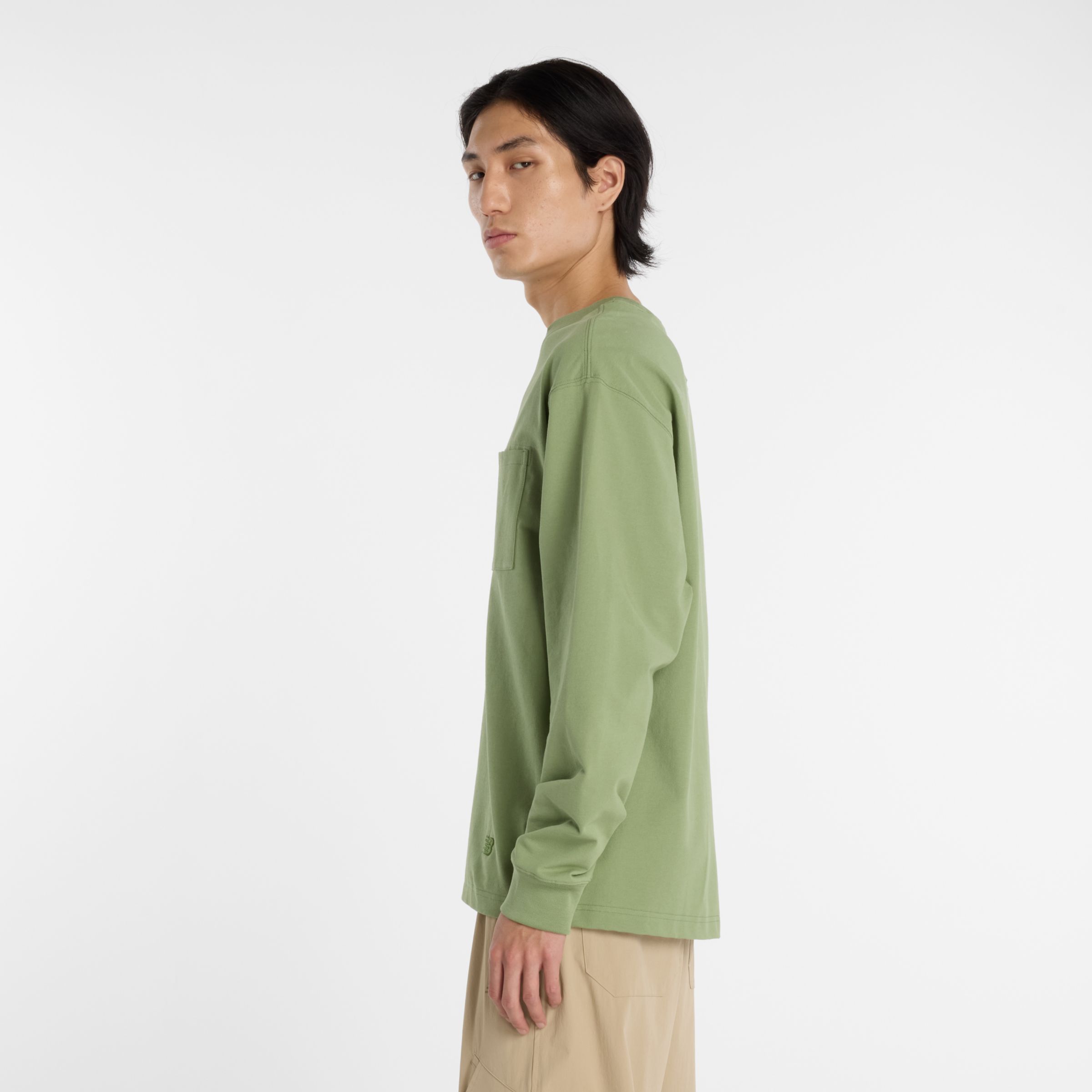 NB GREY ポケット長袖