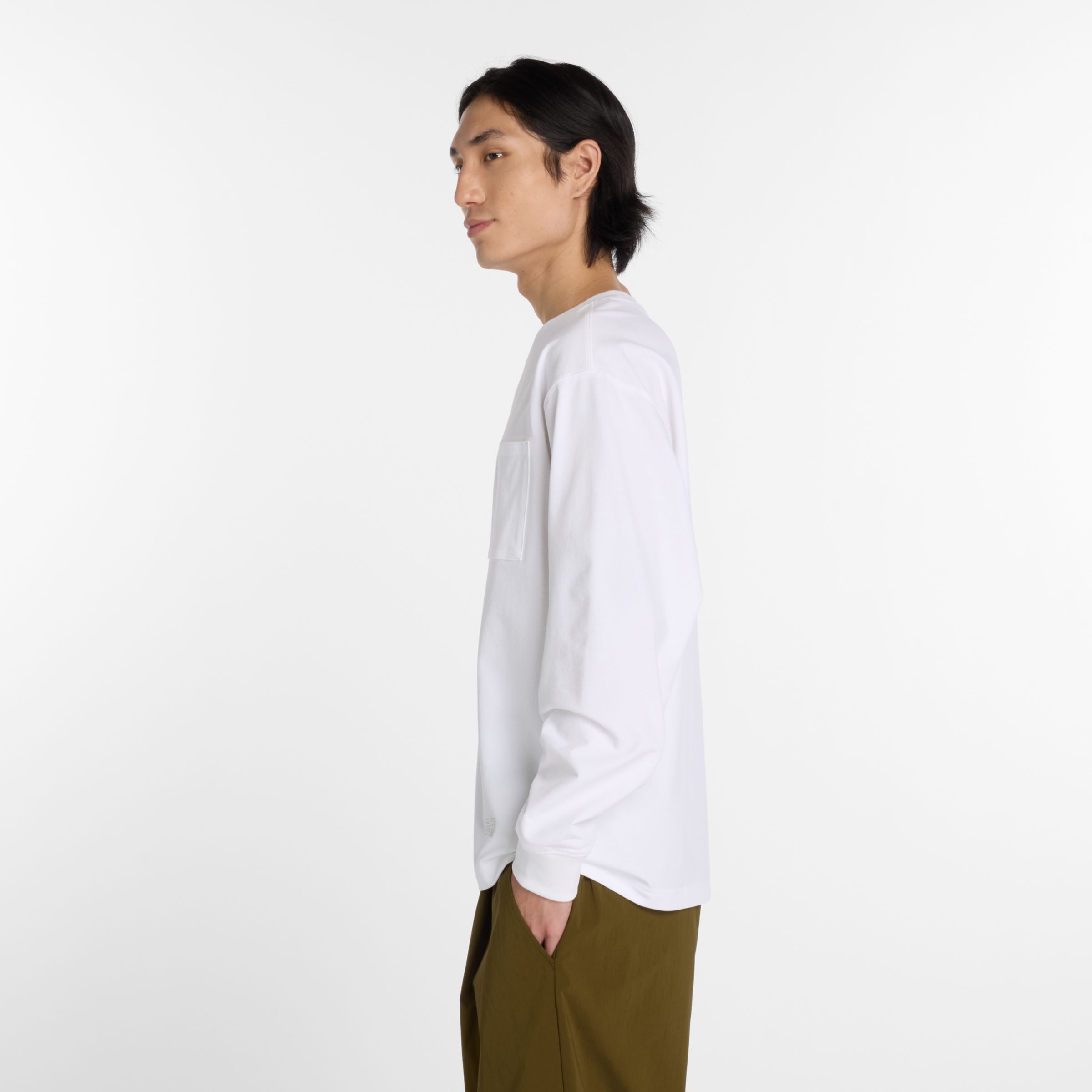 NB GREY Pocket Long Sleeve