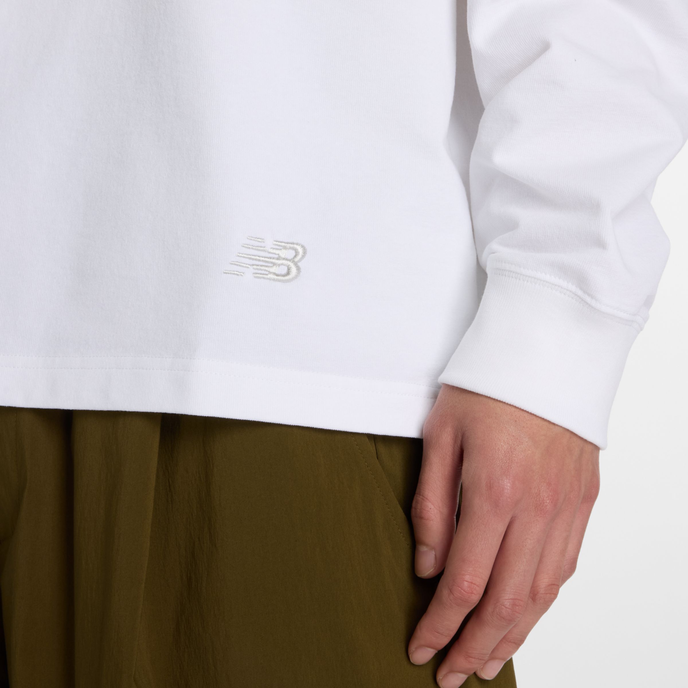 NB GREY Pocket Long Sleeve