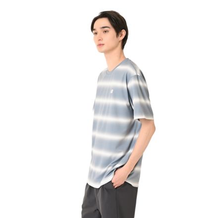 ファンクショナルショートスリーブストライプドTシャツ