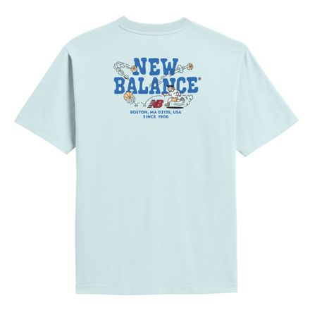 Basketball Boy Graphic T-Shirt, 白, MT61W6X5AAW