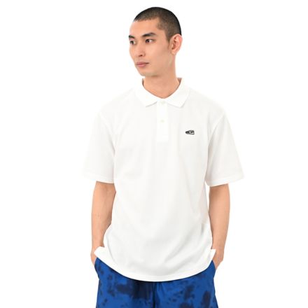 シューパッチショートスリーブポロ, WHITE with White, MT61X21OWT