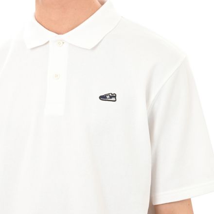 シューパッチショートスリーブポロ, WHITE with White, MT61X21OWT