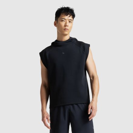 Klutch Athletics Active Knit Cutoff, CAVIAR, MT61X4KSBK