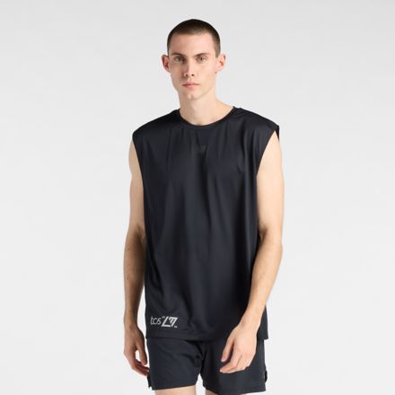 London Edition Fast Days Graphic Tank, BLACK with Black, MT61Y8LXBK