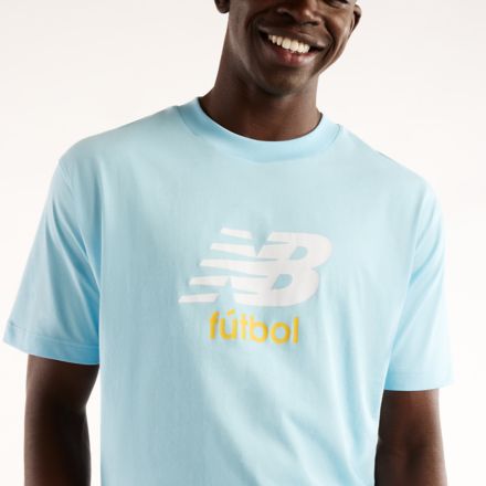 F&uacute;tbol T-Shirt, Bleu Marbre, MT61Z0L1MUE