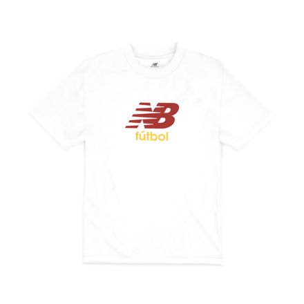 F&uacute;tbol T-Shirt, WHITE, MT61Z0L1WT