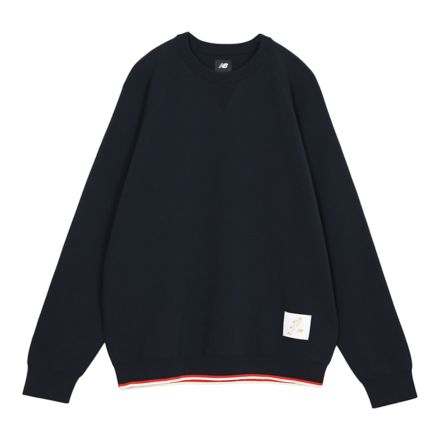 大谷翔平シグネチャーMade in Japan ロングスリーブハイゲージニット, FADED BLACK with TEAM RED, MT61Z9Z3TNV