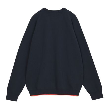 大谷翔平シグネチャーMade in Japan ロングスリーブハイゲージニット, FADED BLACK with TEAM RED, MT61Z9Z3TNV