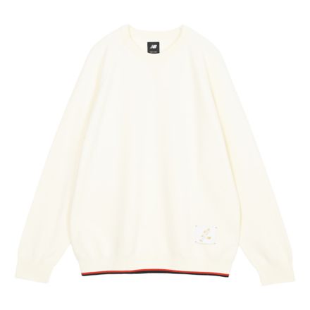 大谷翔平シグネチャーMade in Japan ロングスリーブハイゲージニット, FADED BLACK with TEAM RED, MT61Z9Z3WT