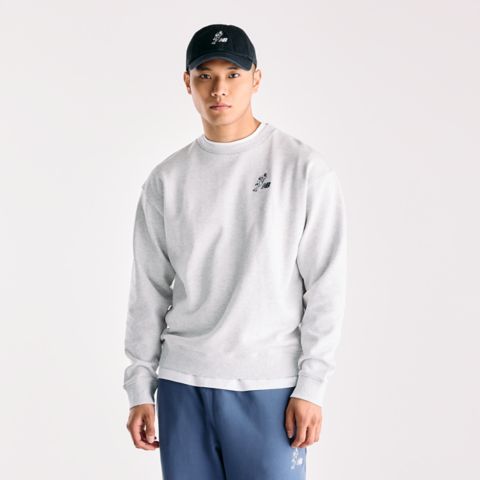 Мужские худи New Balance Shohei Logo French Terry Crewneck